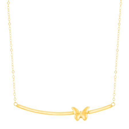 Butterfly Bar Necklace