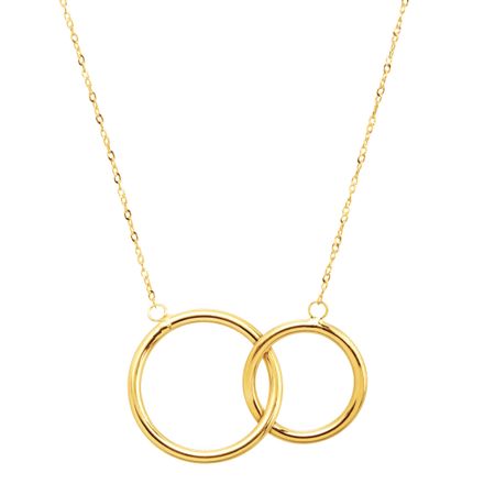 Interlocking Rings Necklace