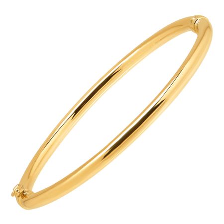 Polished Hinged Bangle