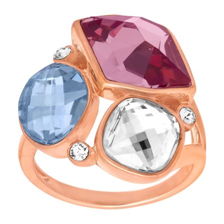 Cluster Ring with Swarovski Crystals