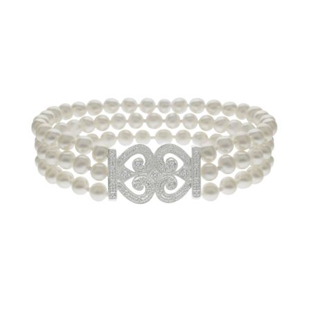 Pearl & Diamond Bracelet