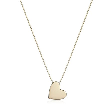 Floating Angled Heart Pendant