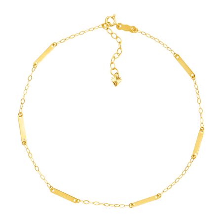 Bar & Chain Anklet