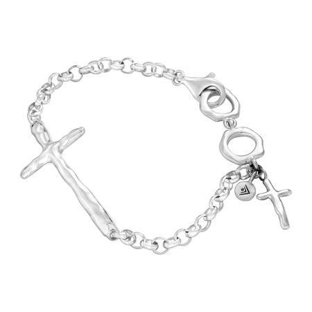 Silpada In Good Faith Sterling Silver Cross Bracelet 7 5 In Good Faith Bracelet