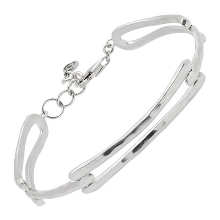 Silpada Triple Link Bracelet In Sterling Silver 7 1 Silpada Triple Link Bracelet In