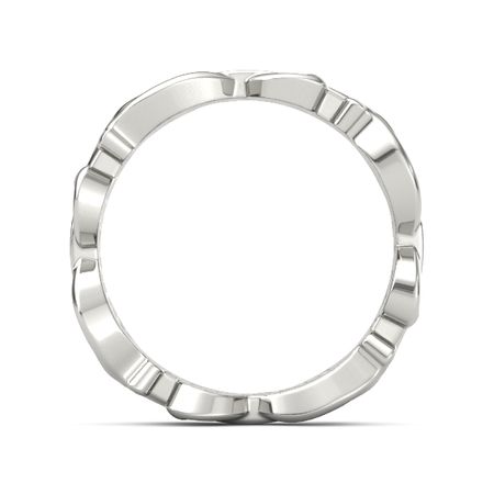 sapphire 18k ring gold eternity atlantis band