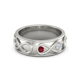 Wide Infinite Love Ring