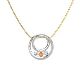 Fire Opal Cross Ring In K White Gold Fire Opal Cross Ring In K White Gold