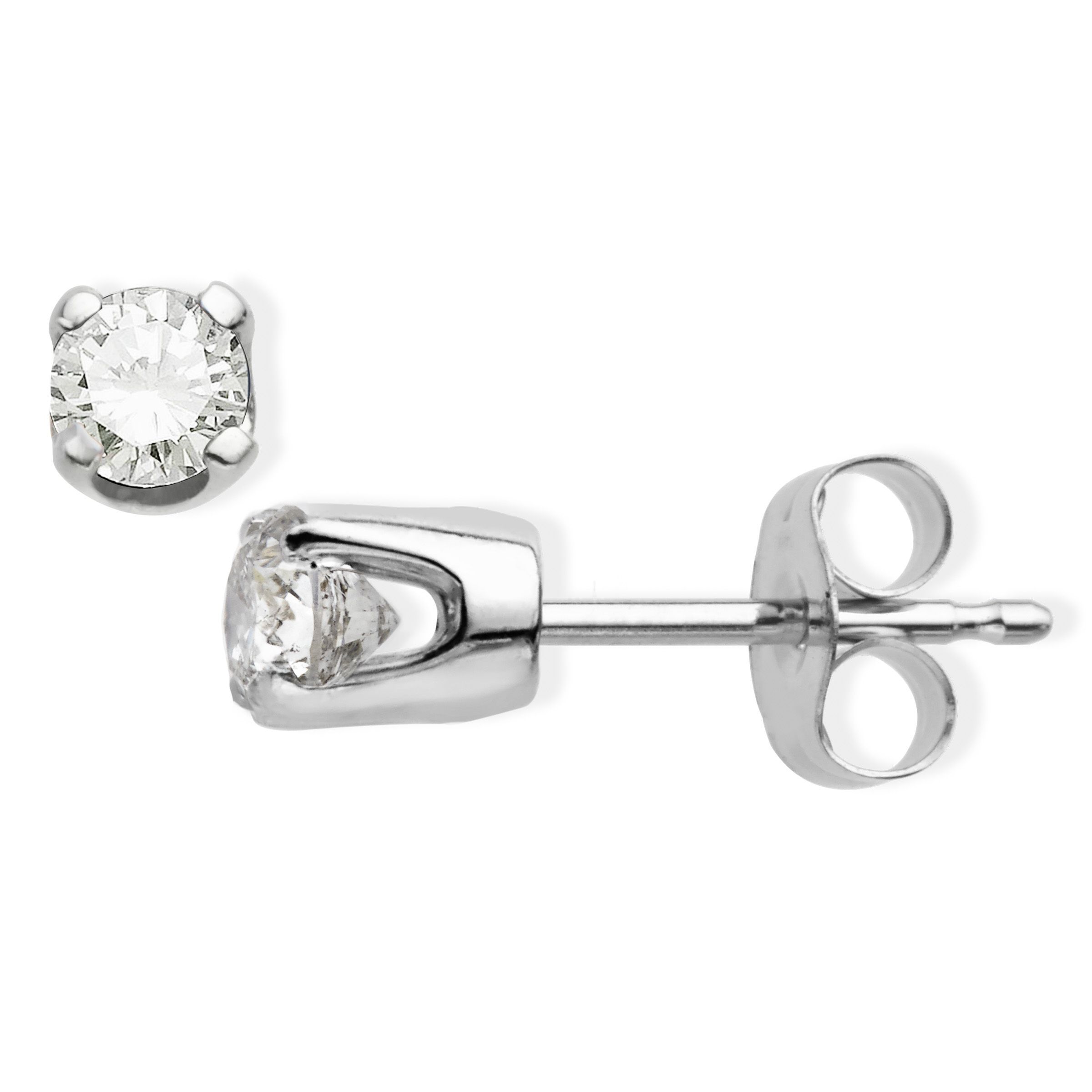 0.25 ct diamond earrings