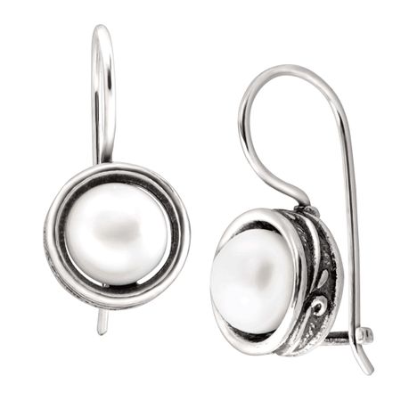 Silpada Modern Fairytale 7 5 8 Mm Freshwater Pearl Drop Earrings Modern Fairytale Drop Earrings