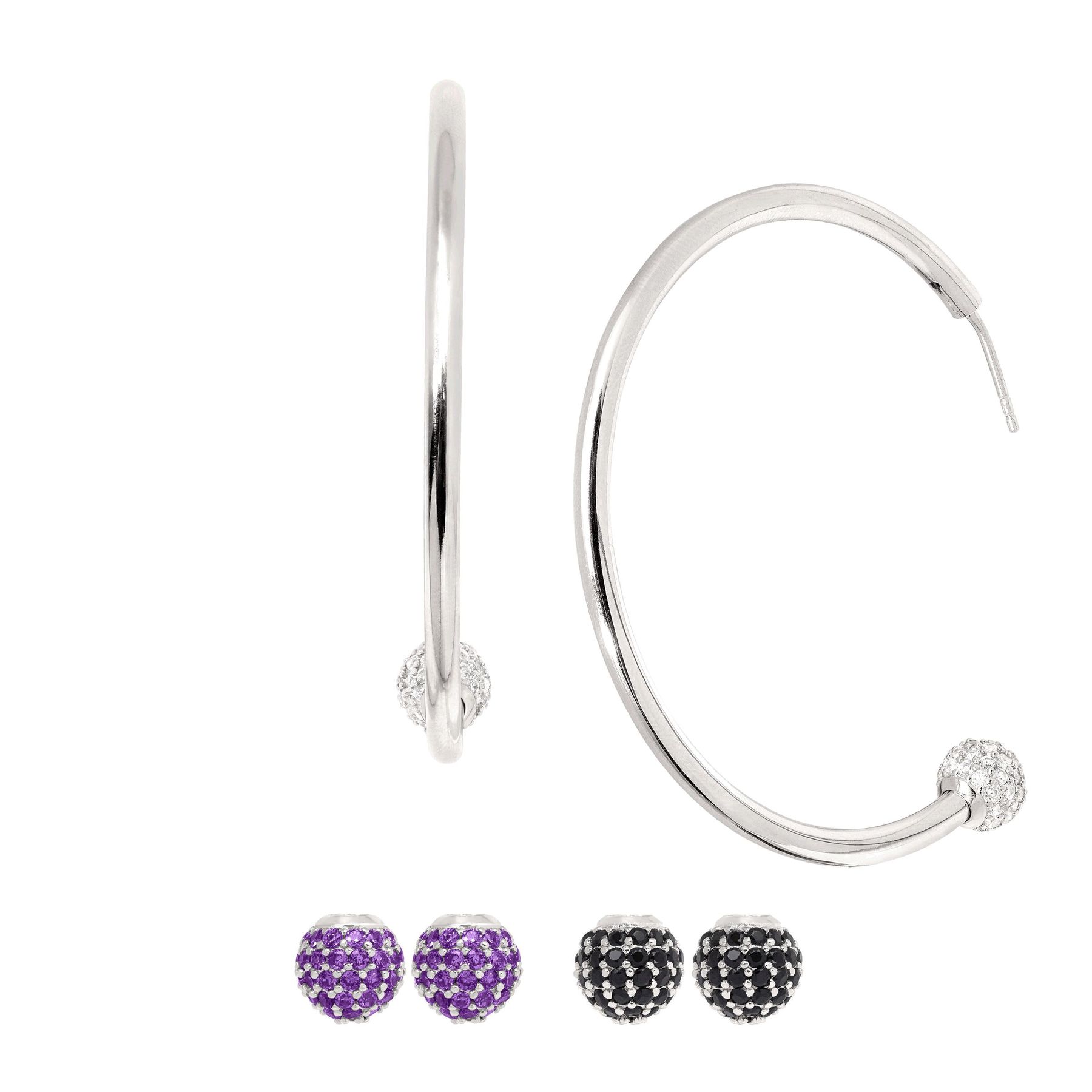 Spring Disco Fever Hoop Earrings Spring Disco Fever Hoop Earrings Silpada