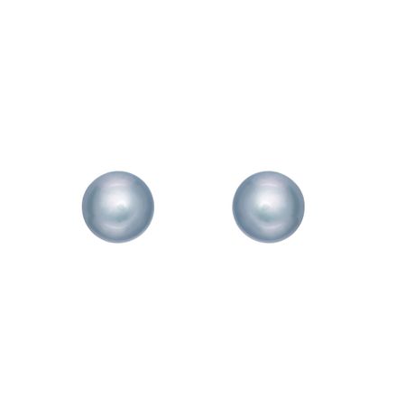 Honora 5 6 Mm Light Blue Freshwater Pearl Stud Earrings In 5 6 Mm Light Blue Pearl Stud Earrings