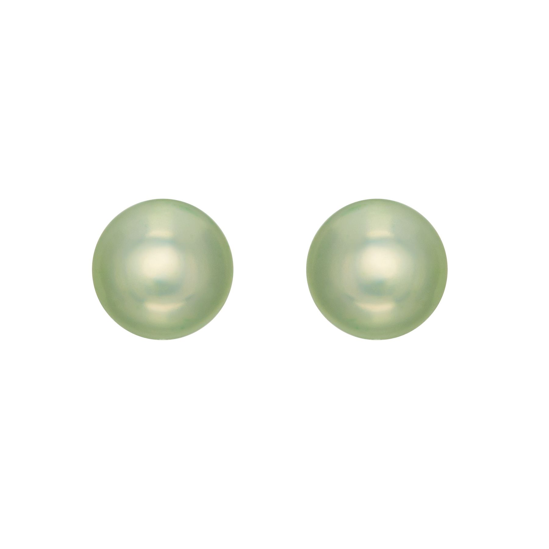 Honora 5 6 Mm Light Green Freshwater Pearl Stud Earrings In 5 6 Mm Light Green Pearl Stud Earrings