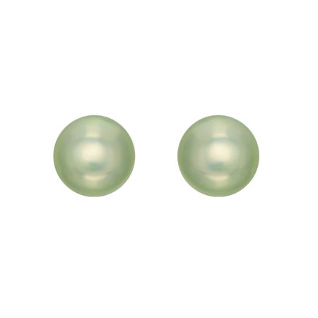 Honora 5 6 Mm Light Green Freshwater Pearl Stud Earrings In 5 6 Mm Light Green Pearl Stud Earrings
