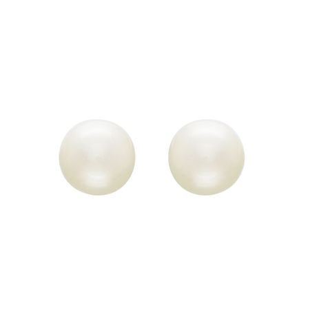Honora 8 5 Mm Freshwater Pearl Stud Earrings In Sterling Silver 8 5 Mm Pearl Stud Earrings
