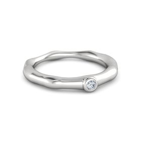 Bamboo One-Stone Ring