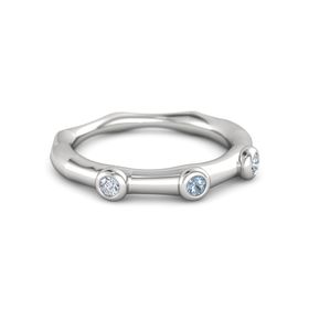 Bamboo Three-Stone Ring