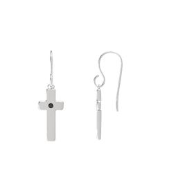 Luxe Simplex Cross Earring