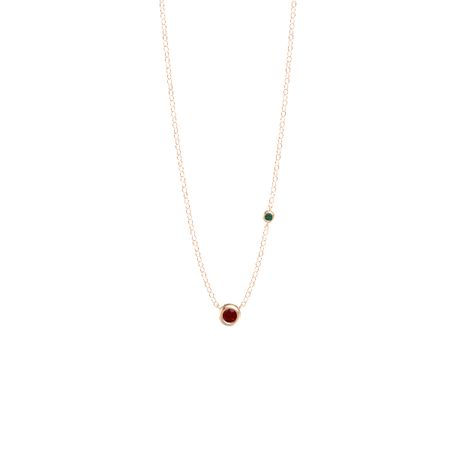 alexandrite gold necklace