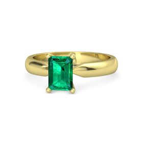 Emerald-Cut Ara Ring (7mm gem)