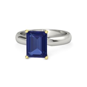 Emerald-Cut Ara Ring (9mm gem)