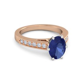 Oval-Cut Flora Ring (9mm gem)