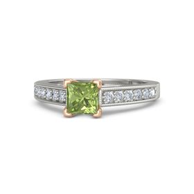 Princess-Cut Flora Ring (5mm gem)