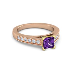 Princess-Cut Flora Ring (5mm gem)