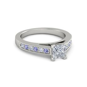Princess-Cut Flora Ring (5mm gem)