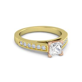 Princess-Cut Flora Ring (5mm gem)