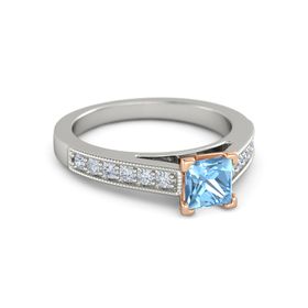 Princess-Cut Flora Ring (5mm gem)