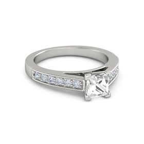Princess-Cut Flora Ring (5mm gem)