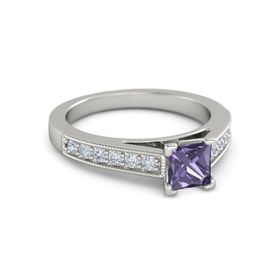 Princess-Cut Flora Ring (5mm gem)