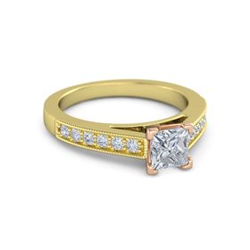 Princess-Cut Flora Ring (5mm gem)