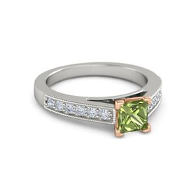Princess-Cut Flora Ring (5mm gem)