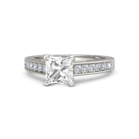 Princess-Cut Flora Ring (6mm gem)