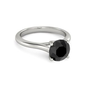 Ivy Round-Cut Ring (8mm gem)