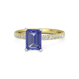 Emerald-Cut Lara Ring (8mm gem)