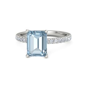Emerald-Cut Lara Ring (9mm gem)