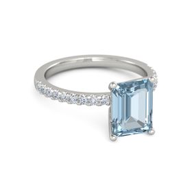 Emerald-Cut Lara Ring (9mm gem)