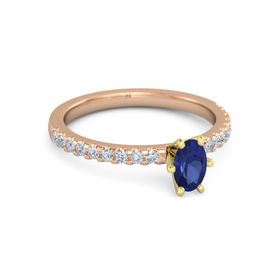 Oval-Cut Lara Ring (6mm gem)