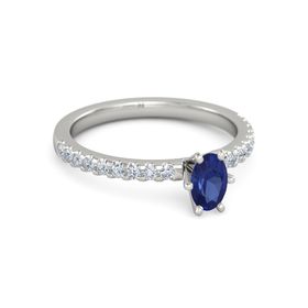 Avindy Argent Ovale Rose Cut Crown Bezel RingNeuf avec étiquettes Avindy Argent Ovale Rose Cut Crown Bezel RingNeuf avec étiquettes