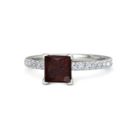 Princess-Cut Lara Ring (6mm gem)