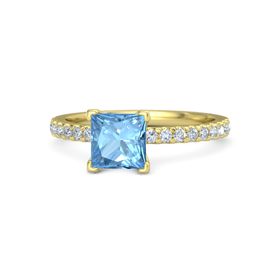 Princess-Cut Lara Ring (6mm gem)