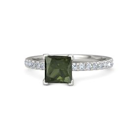 Princess-Cut Lara Ring (6mm gem)