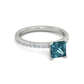 Princess-Cut Lara Ring (6mm gem)
