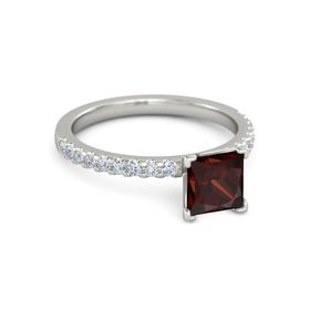 Princess-Cut Lara Ring (6mm gem)