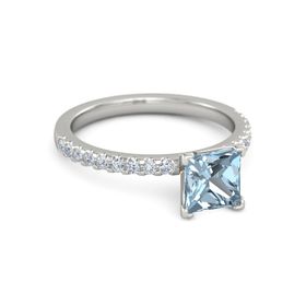 Princess-Cut Lara Ring (6mm gem)
