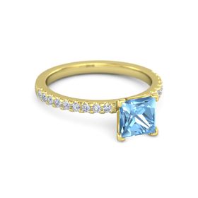Princess-Cut Lara Ring (6mm gem)