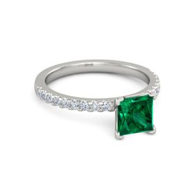 Princess-Cut Lara Ring (6mm gem)